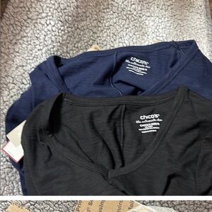 Chico's Black or Navy Tops